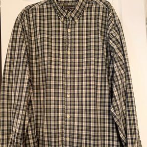 Abercrombie & Fitch Plaid Shirt Men’s XXL Green